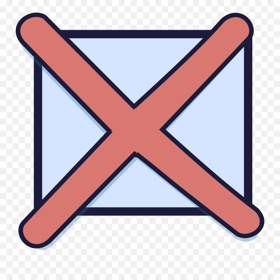 Free Cross Out Sign Transparent - Wrong Cross Transparent Background Emoji,Crossed Out Emoji