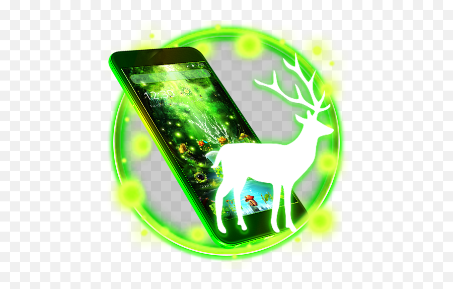 Magical Forest Deer Launcher Theme - Aplicacions A Google Play Reindeer Emoji,Deer Emojis