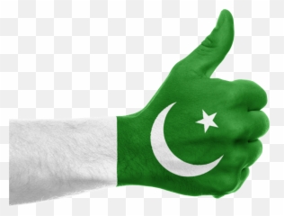 Pakistan Flag Hand Thumbs Up 641446 - Png Emoji