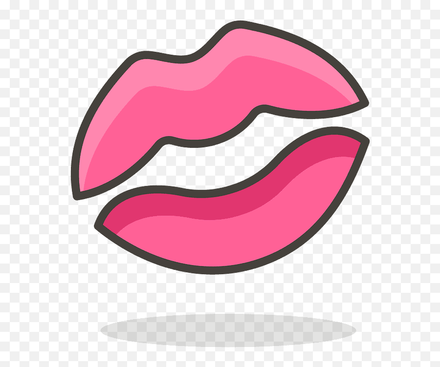 Kiss Mark Emoji Clipart - Cartoon Kiss Mark,Kiss Mark Emoji Png