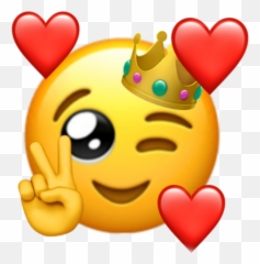 Emoji Queen Sticker - Transparent Background Simp Emoji,Emoji Queen