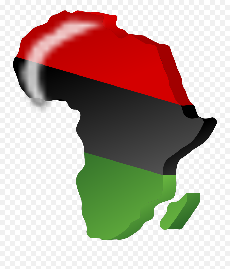 Continent Of Africa Clipart - Africa Clipart Emoji,Pan African Flag Emoji