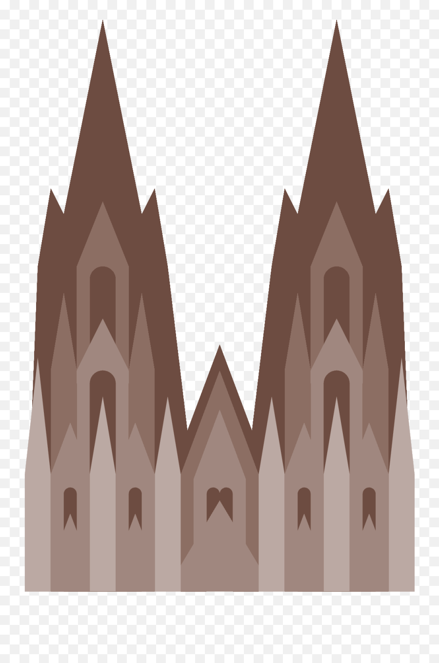 Cologne Cathedral Icon - Emoji Kölner Dom Clipart Large Kölner Dom Emoji,Worship Emoji