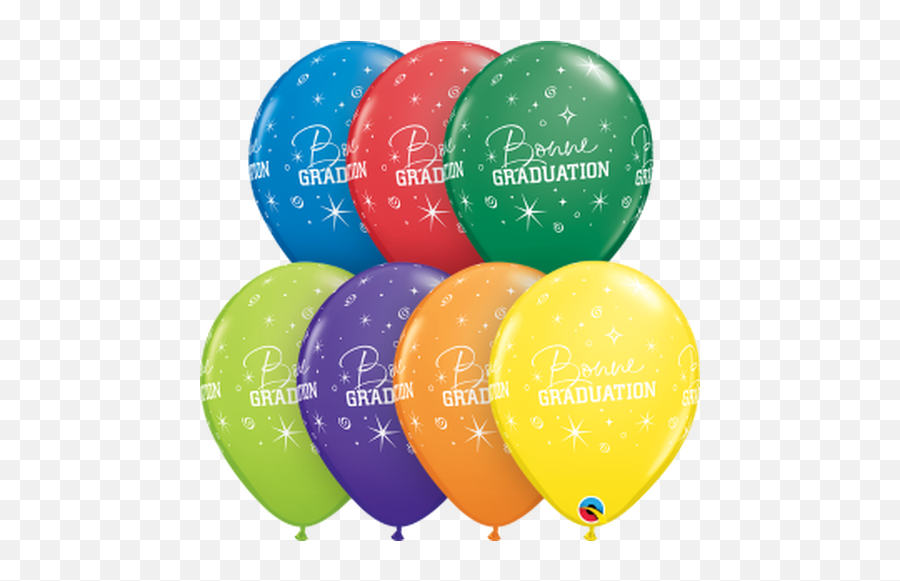 Bonne Graduation Étoiles 11 Ballon En Latex - Party Emoji,Emoji Graduation Party