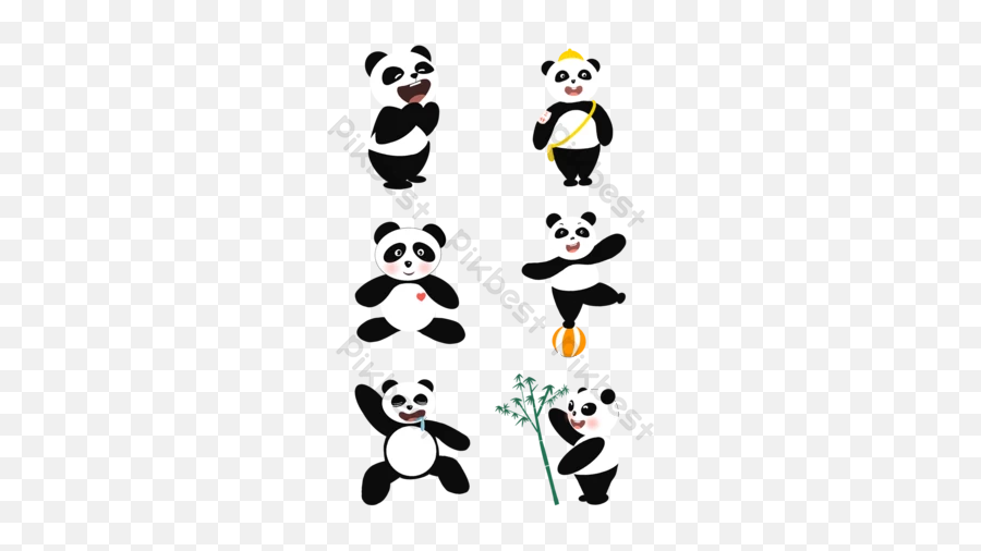 Panda Element Templates Free Psd U0026 Png Vector Download - Dot Emoji,Panda Emoji Png
