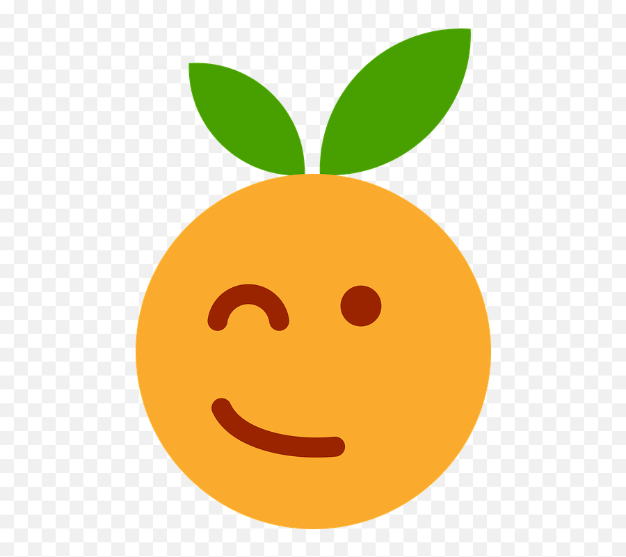 Clementine Orange Cartoon - Guiño Fruta Emoji,Sheep Emoji