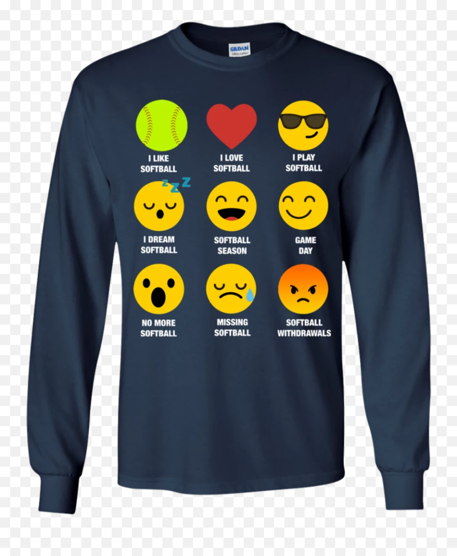 I Love Softball Emoji Emoticon Team Jersey Style Graphic - Fast And Furious Christmas Sweater,Sniper Emoji
