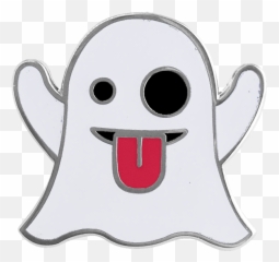 Ghost Emoji Pin - Ghost Emoji Png,Ghost Emoji