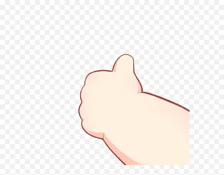 Cute Thumb Up Finger Png Emoji,Cute Finger