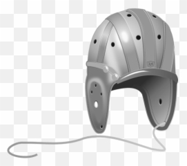 Rugby Helmet Grayscale Vector Image - Football Emoji