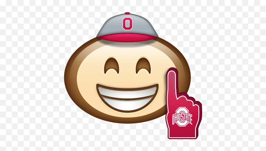 Brutus Emoji - Ohio State University,Nut Emoji