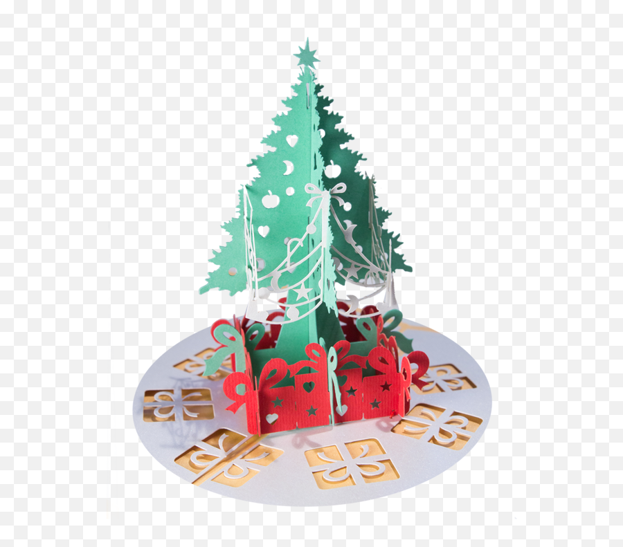 Christmas Tree With Presents Pop Up - Christmas Tree Emoji,Christmas Present Emoji