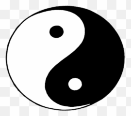 Silhouette Clip Art - Daoism Clipart Emoji,Yin Yang Emoticon