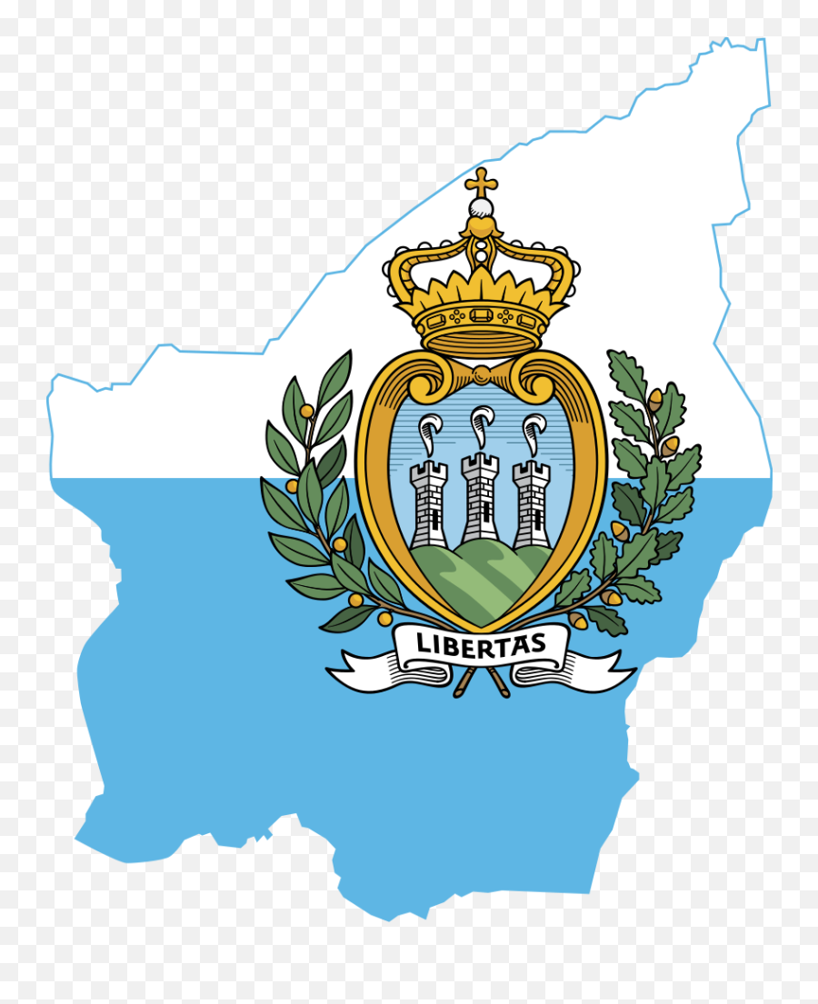 Flag Map Of San Marino - San Marino Flag And Map Emoji,Northern Ireland Flag Emoji
