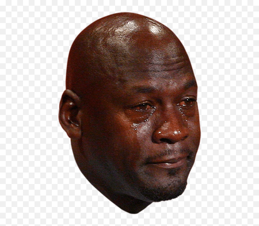 Michael Jordan Crying Face Transparent - Crying Jordan Msu Emoji,Crying Jordan Emoji