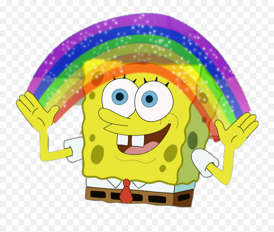 Spongebob - Meme Spongebob Squarepants Imagination Emoji,Spongebob Emoji.