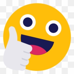 Emoticon Good Thumbup Icon - Good Smiley Emoji,Namaste Emoji