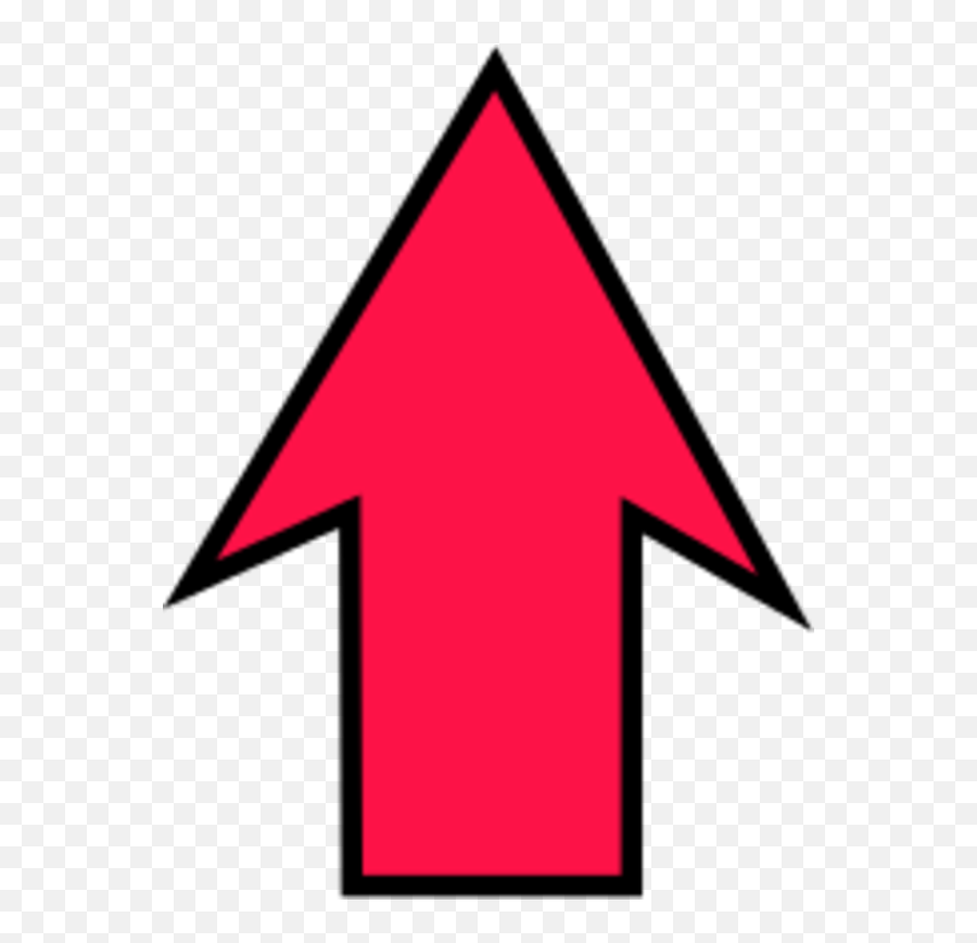 Pointing Up Cliparts Red Arrow Pointing Up Emoji free