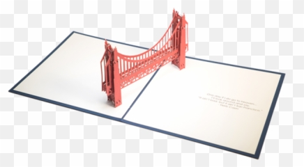 Golden Gate Bridge Pop Up Card - Golden Gate Bridge Up Emoji,Bridge Emoji