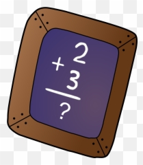 Chalkboard Math Problem Blackboard - School Clip Art Emoji