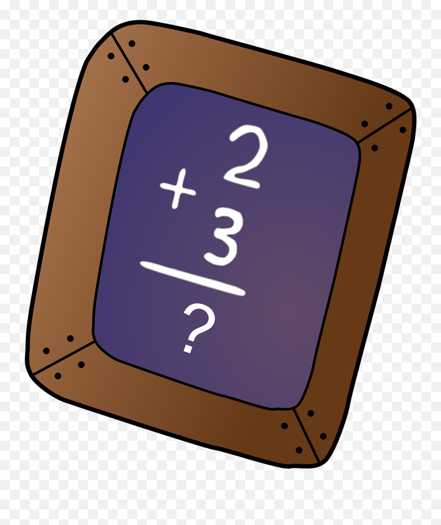 Chalkboard Math Problem Blackboard - School Clip Art Emoji,How To Paint Emojis