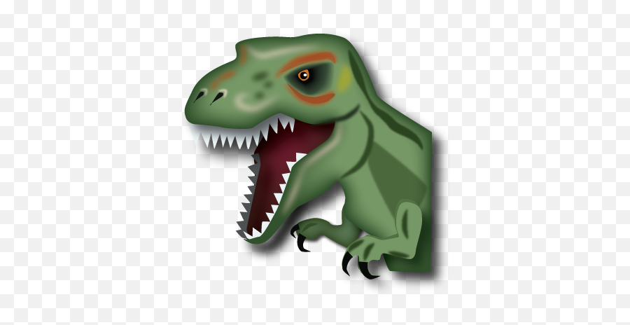 Things - Tyrannosaurus Emoji,Velociraptor Emoji