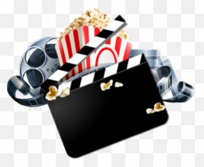 Movie Movies Popcorn Film Filmstrip - Movies And Popcorn Png Emoji,Clapboard Emoji