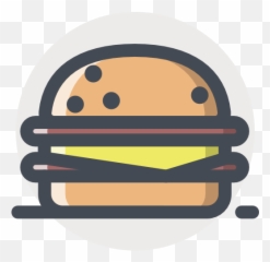Burger - Clip Art Emoji,Burger Emoticon