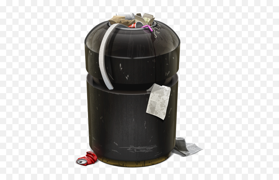 Trash Can Full Icon - Waste Container Emoji,Trashcan Emoji