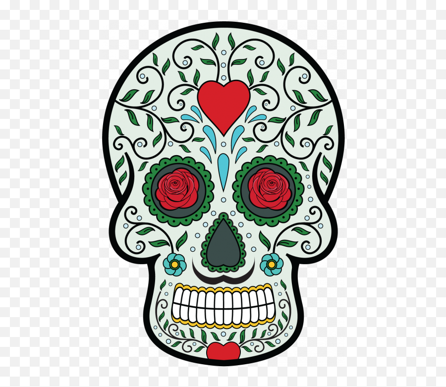 Download Grateful Dead - Tete De Mort Mexicaine Avec Couleur Emoji,Grateful Dead Emoji