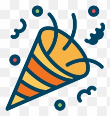 Confetti Icon Of Colored Outline Style - Available In Svg Confetti Icon Png Emoji,Confetti Emoji