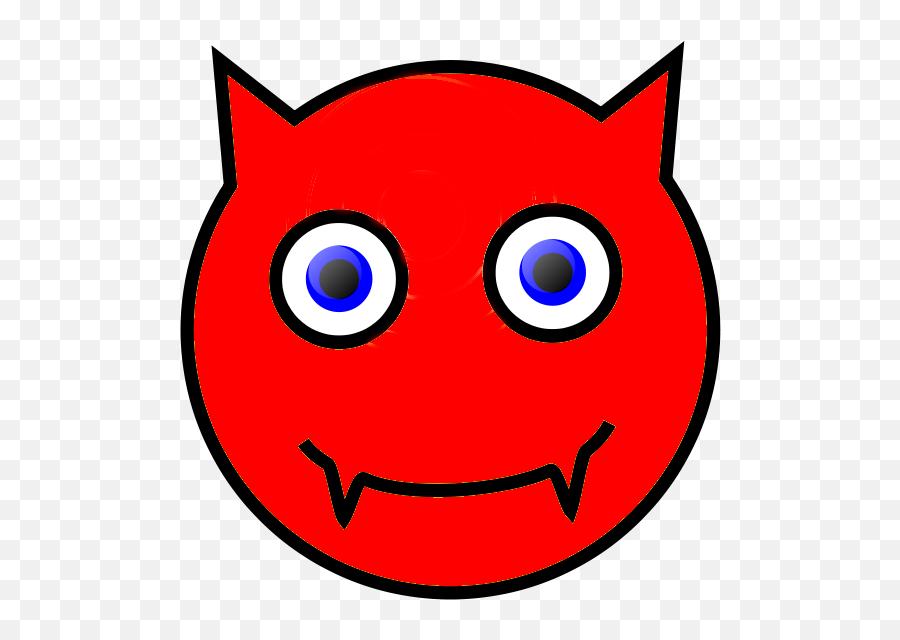 Download Hd Devil Face Png - Emoticon Emoji,O/ Emoticon