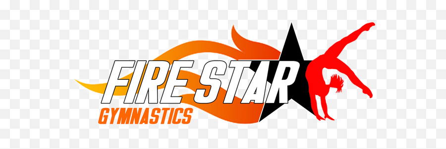 Download Hd Fire Star Gymnastics Logo - Fire Star Gymnastics Graphic Design Emoji,Gymnastics Emoji