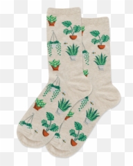 Potted Plants Socks For Women - Emoji