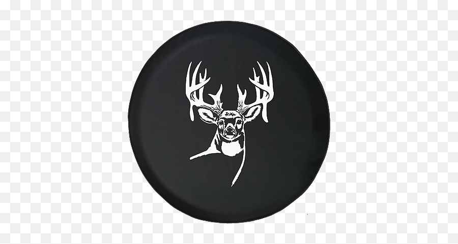 Spare Tire Cover Big Rack Hunting Buck - Mathews Logo Emoji,Deer Hunting Emoji