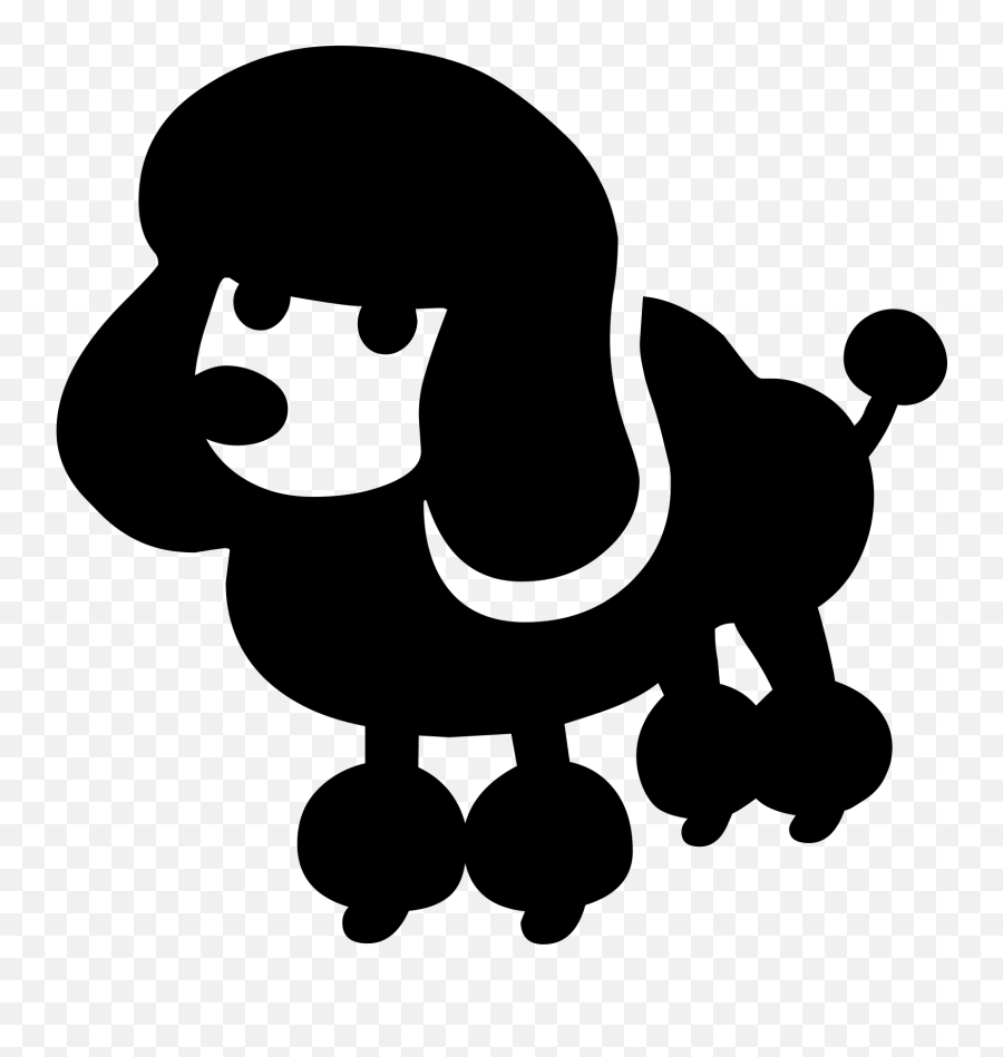 Poodle Svg Transparent Png Clipart Free Download - Poodle Emoji Android,Poodle Emoji