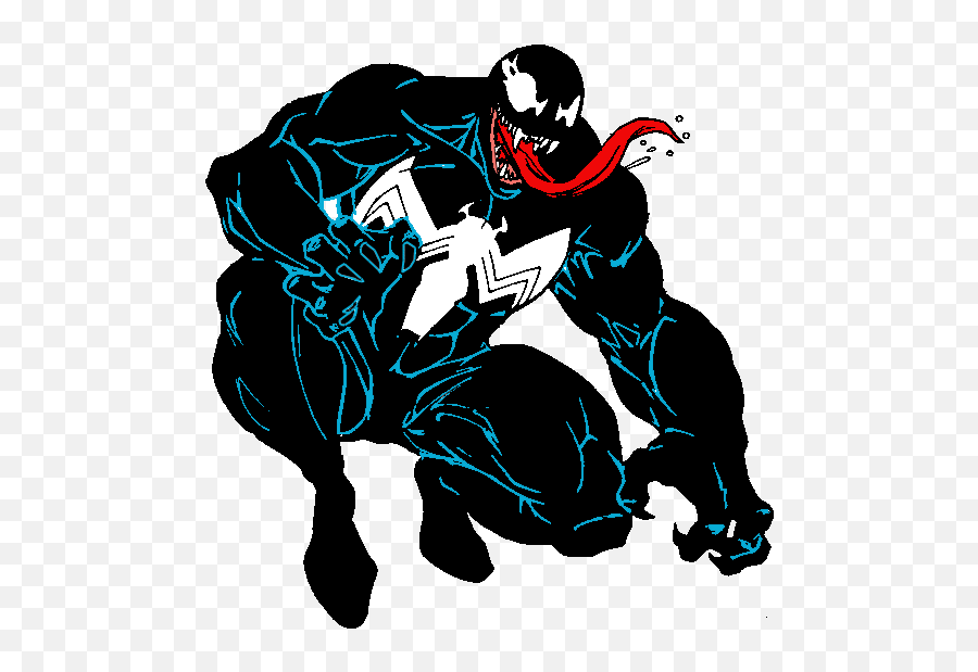Venom Clipart - Face Venom Clipart Emoji,Venom Emoji
