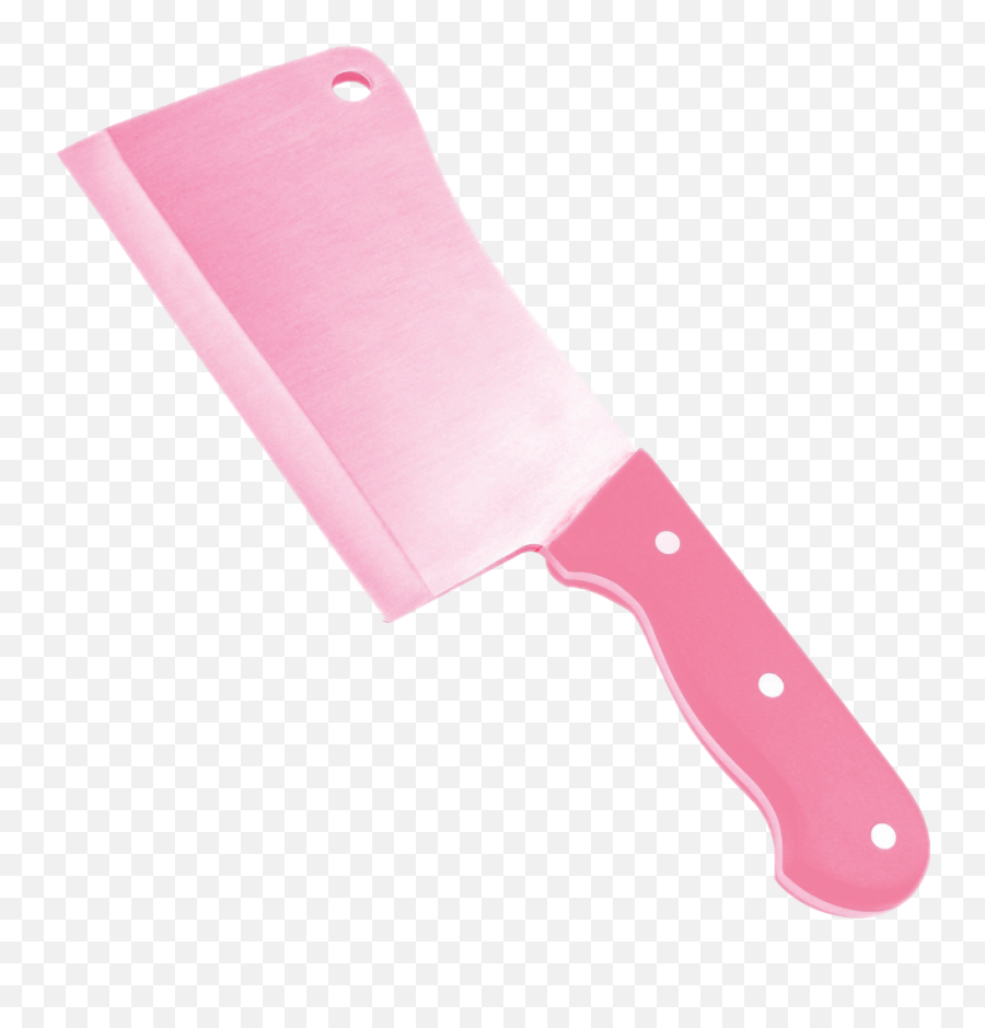 Knife Pink - Pink Butcher Knife Emoji,Paper And Knife Emoji