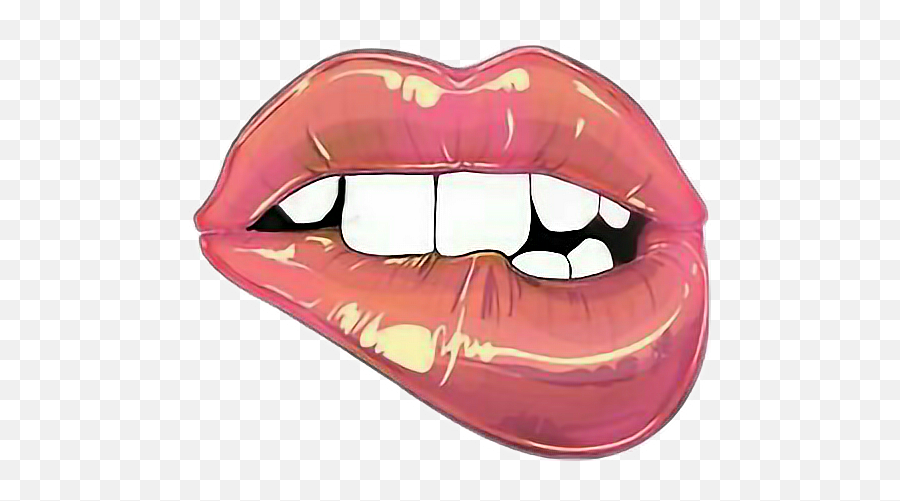 Love Lips Labios Besos - Sticker By Lip Stickers Emoji,Emoji De Beso