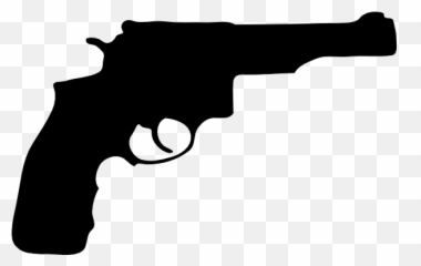 665 Pistol Free Clipart - Transparent Background Gun Emoji