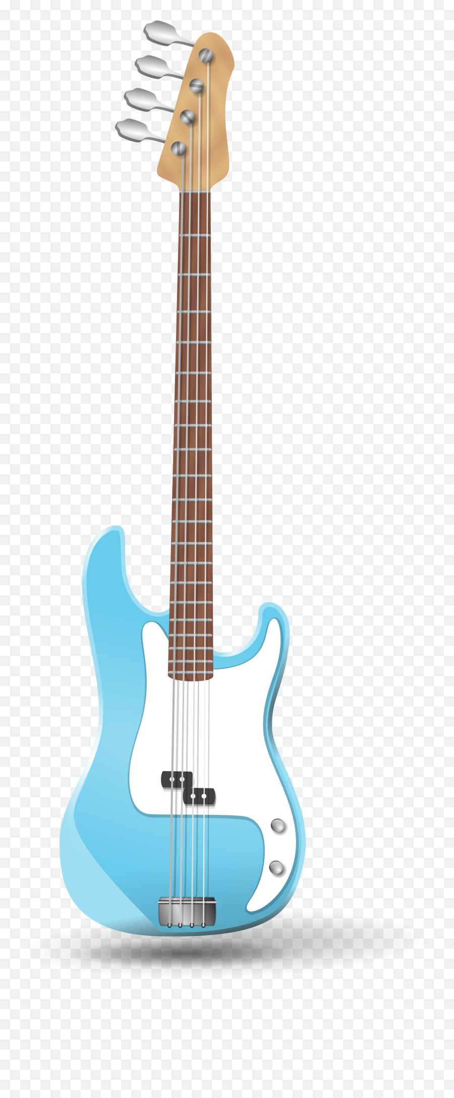 Electric Bass Guitar Clipart - Bass Guitar Clip Art Emoji,Bass Guitar Emoji