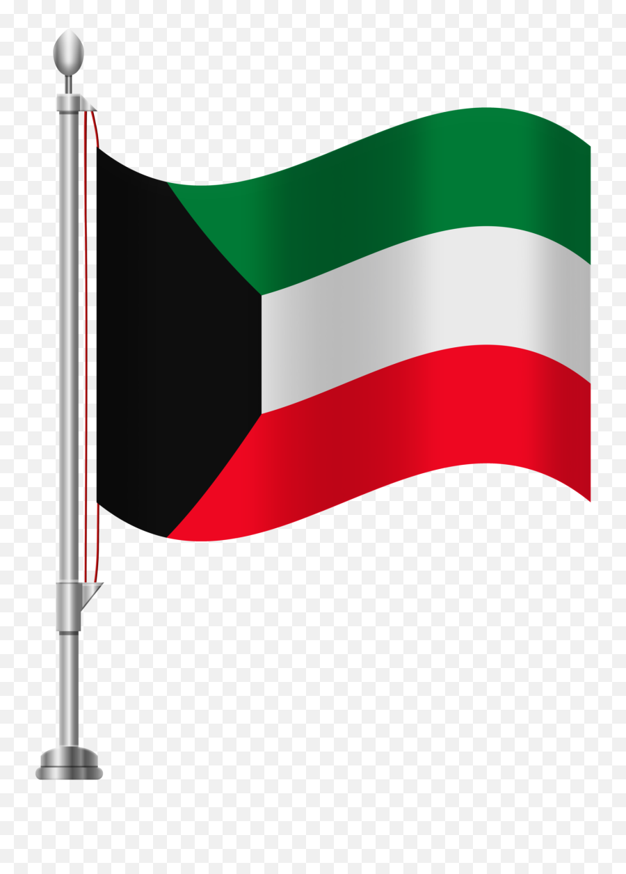 Kuwaiti Flag Clipart - Kuwait Flag Png Emoji,Communist Flag Emoji