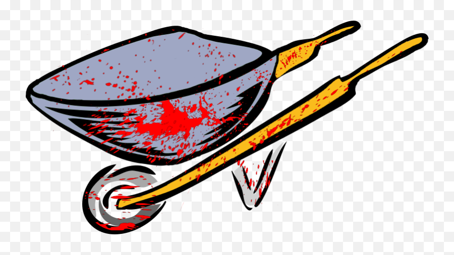 Bloody Wheelbarrow Empty Clipart - Wheelbarrow Clip Art Emoji,Bloody Mary Emoji