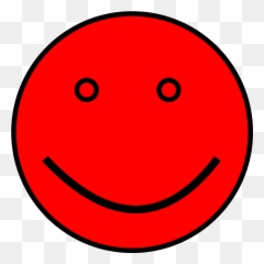 Sheep Looking Straight White With Red Face And Nails PNG - Smiley Emoji