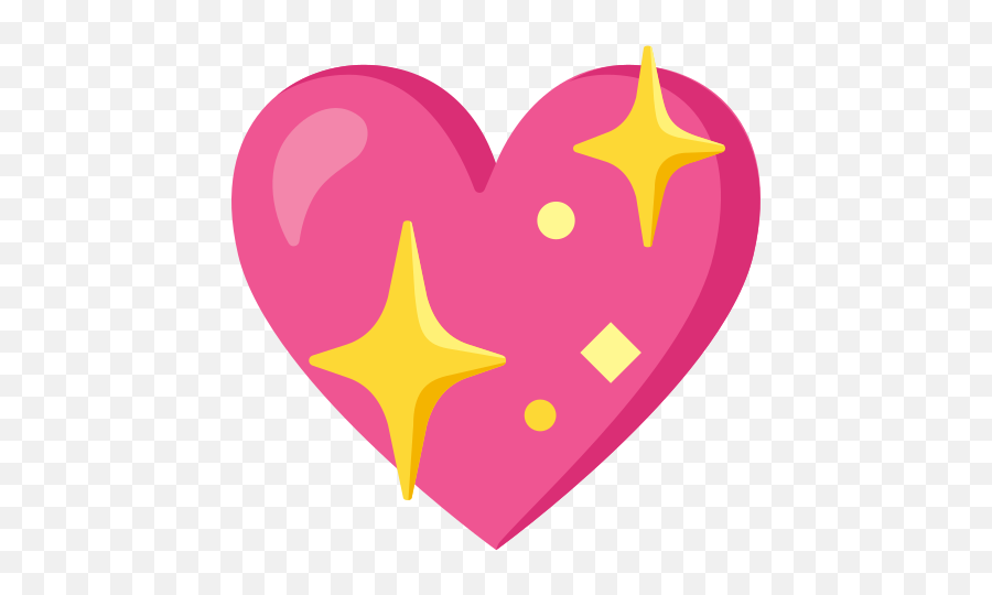 Sparkling Heart Emoji,Sparkle Emoji