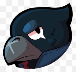 Download Brawl Stars Wiki - Crow Brawl Stars Portrait Emoji,Crow Emoji