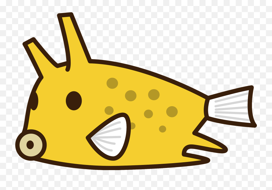 Longhorn Cowfish Clipart - Cowfish Clipart Emoji,Longhorn Emoji