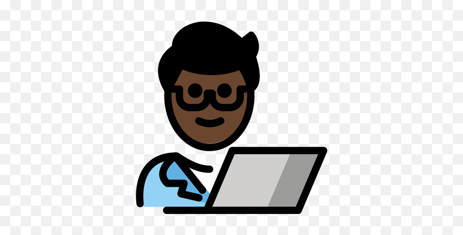 U200d Man Technologist Dark Skin Tone Emoji,Black Man Shrug Emoji