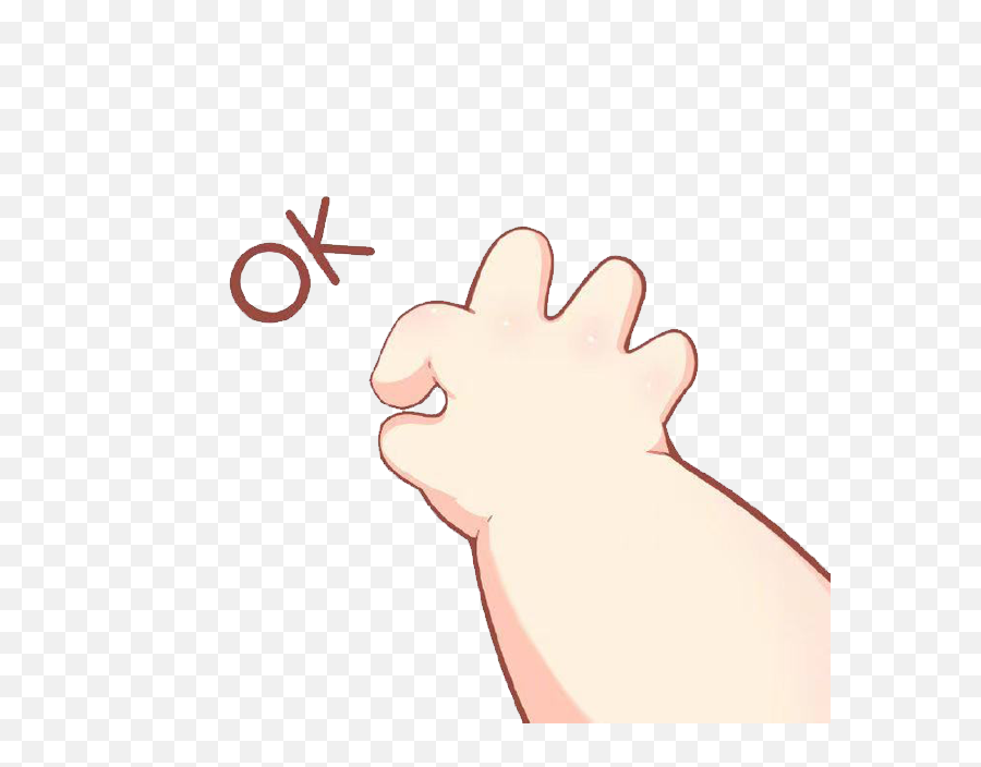 Cute Ok Finger Png Emoji,Cute Finger
