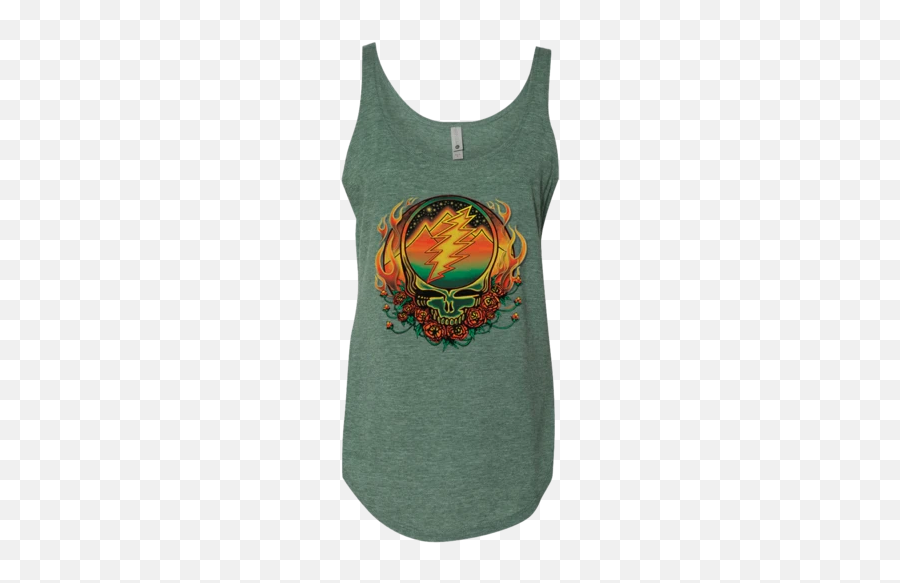 Womens Tanks - Active Tank Emoji,Creole Flag Emoji